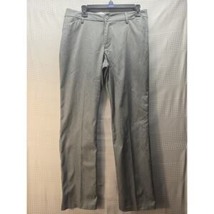 Lee Womens Size 10 Long Relaxed Fit Gray Pants Straight Leg Wrinkle Free